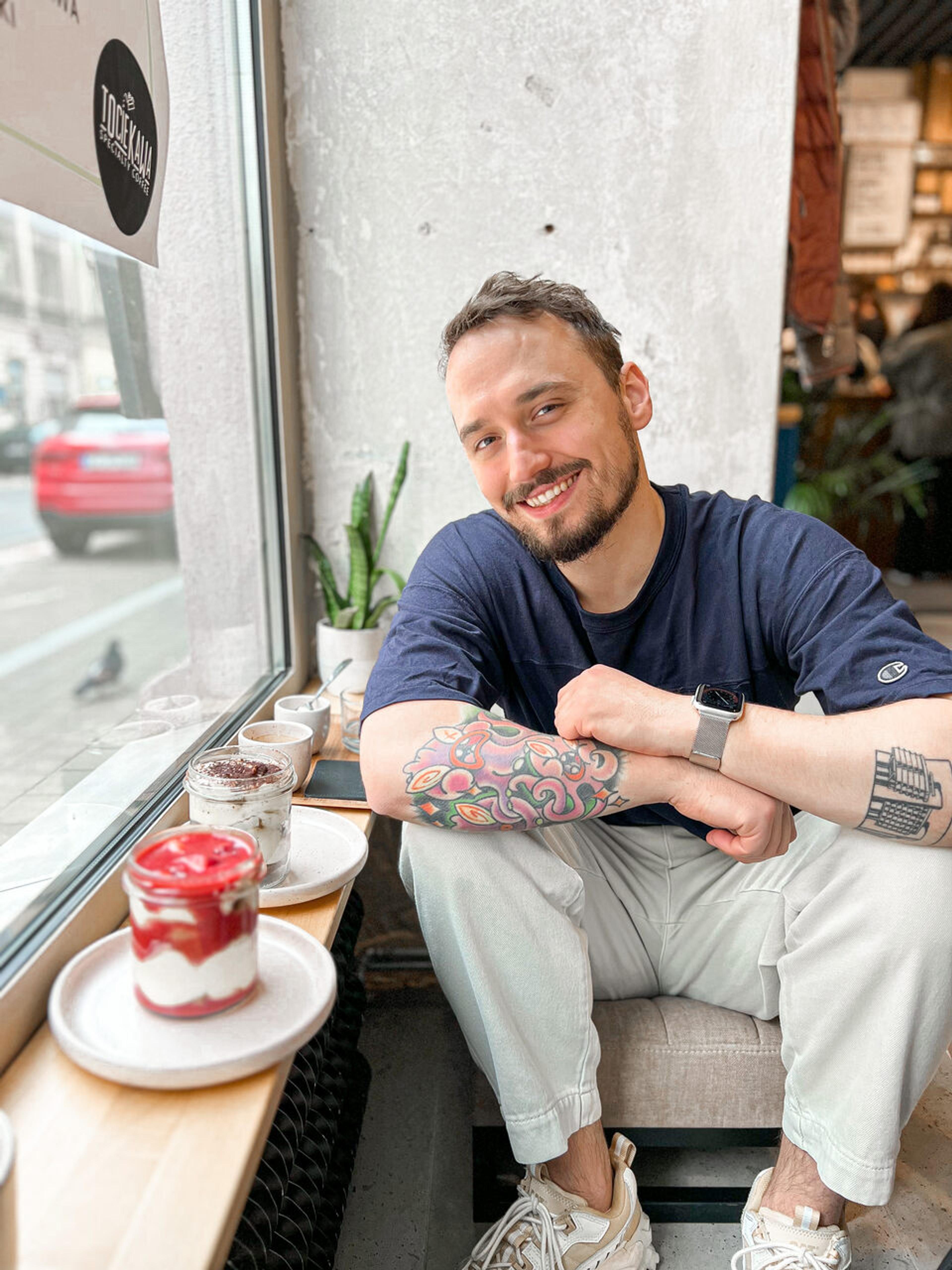 Photo of Patryk Szymański, Senior UX Designer at CCC